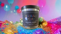 birthday cake scented candle